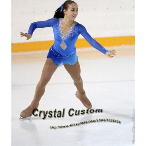 Ice Figure Skating Dress For Kids Fashion New Brand Figure Skating Dress For Competition DR3530