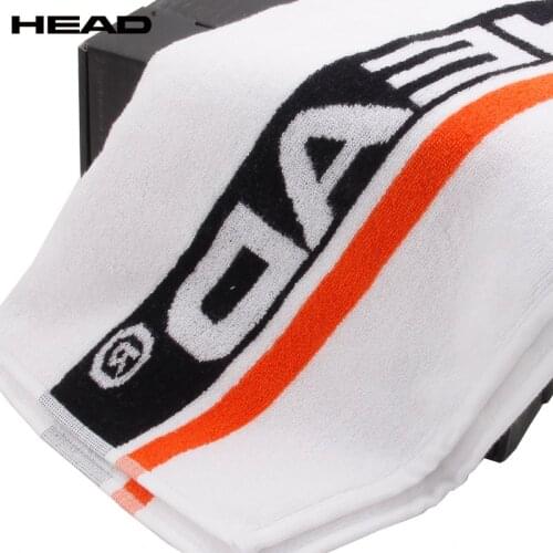 Genuine HEAD Sports Towel Fitness Sweat Speed Dry tennis washcloth Men And Women 100% Cotton 110CM length