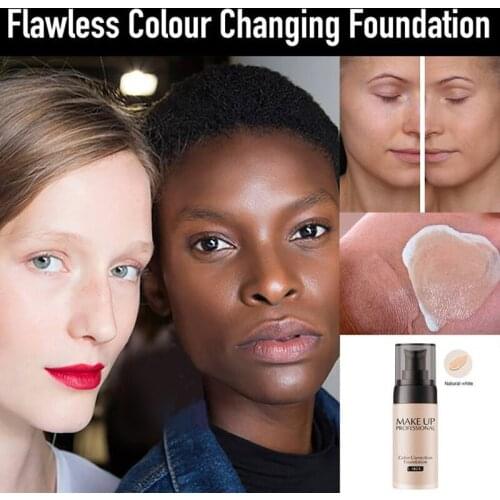40ml Professional Face Base Make Up Waterproof Matte Minerals Face Whitening Color Correction Liquid Makeup Foundation Cream