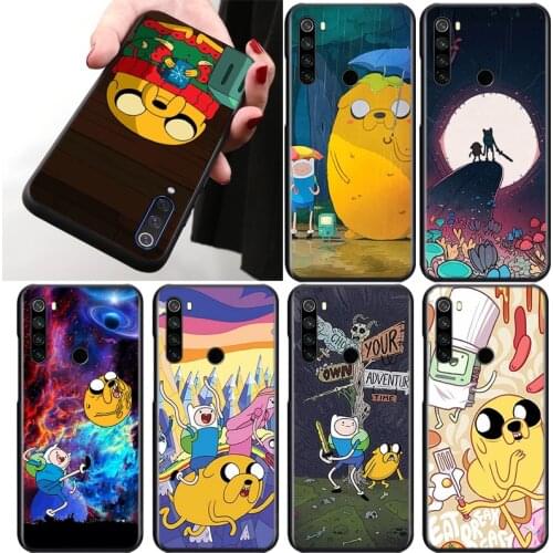 Silicone Cover Anime Adventure Time For Xiaomi Mi Note 10 Ultra 9T CC9 Poco X3 NFC M2 Pro 9 SE 8 6 5 A3 A2 A1 Lite Phone Case