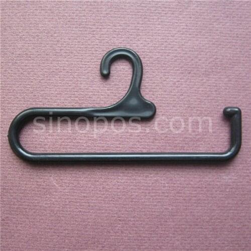 Captive Heavy Sock Hanger With Curved Bar, slide on stockings pantihose leggings hose pair packaging display hook clip non-slip