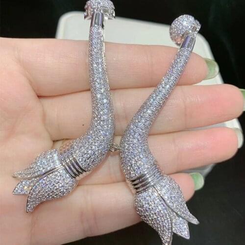 High Quality gold plated multi color Cubic Zirconia micro pave connector /pendant