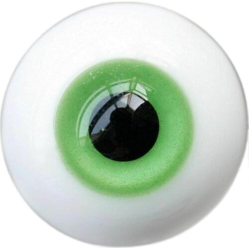 [wamami] 6mm 8mm 10mm 12mm 14mm 16mm 18mm 20mm 22mm 24mm Green Glass Eyes Eyeball BJD Doll Dollfie Reborn Making Crafts