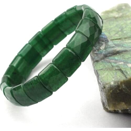 Green aventurine jades bracelet natural GEM stone bracelet DIY jewelry for woman for gift wholesale