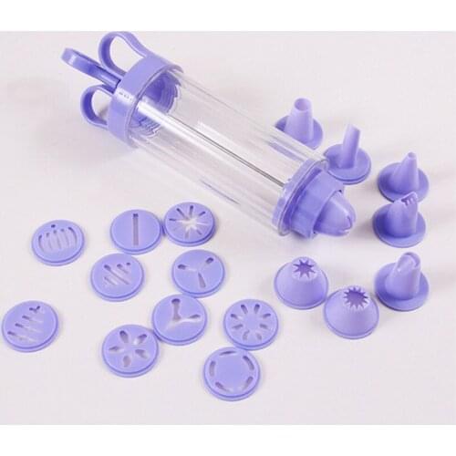 1 Set Nozzles Icing Piping Cream Muffin Cake Decorators Decorating Tip Sets DIY Pastry Syringe Extruder Pen Spray Gun Head