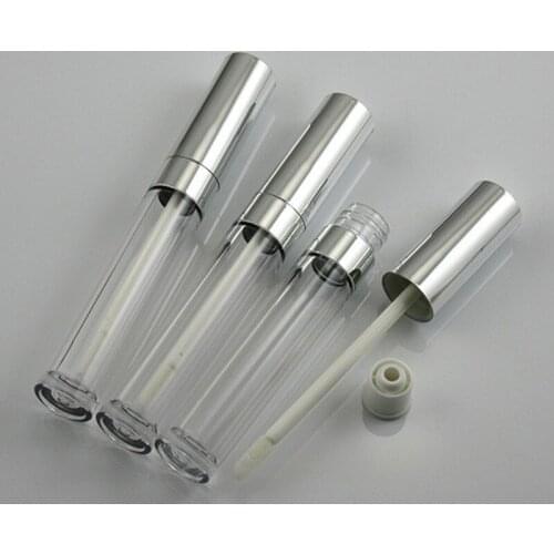 200 Pcs 6ml Round Lip Gloss Lip Balm Tubes Containers Lipstick Refillable Bottles Lip Gloss Squeeze Tubes Cosmetic Containers