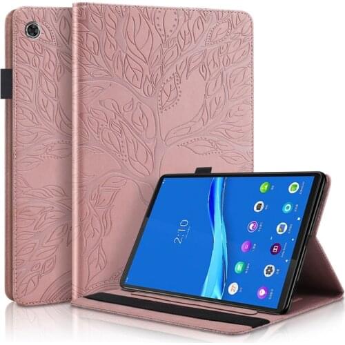 3D Tree Embossed for Lenovo Tab M10 FHD Plus Case TB-X606F TB-X606X 10 3'' Tablet Cover for Funda Lenovo Tab M10 M 10 Plus Case
