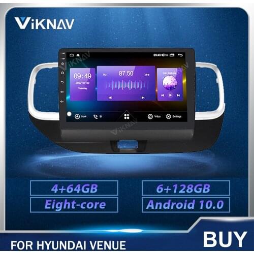 2din Android Auto Radio GPS Navi car stereo radio touch screen For Hyundai VENUE Car DVD multimedia Player 128G head unit