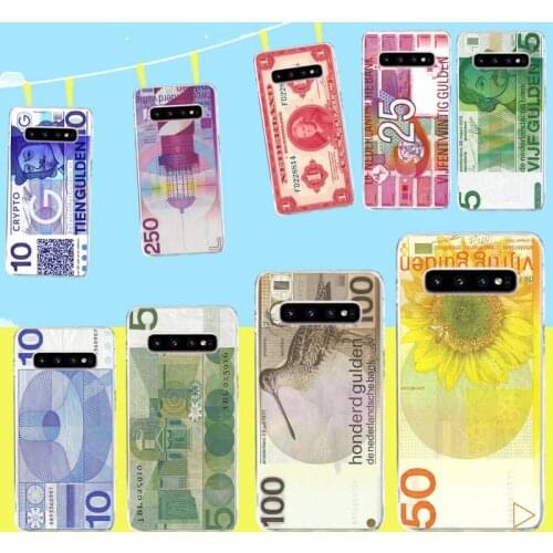 Netherlands Dutch Guilder money Luxury Unique Design Phone Cover for Samsung S9 plus S5 S6 S7 edge S8 S10 plus