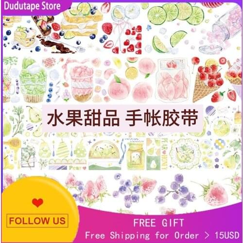 Washi Tape Lovely Fruit Dessert Landscaping Decoration Sticker