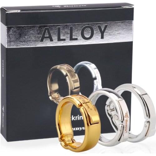 Metal Alloy Foreskin Correction Penis Ring, Adjustable Size Glans Physiotherapy Ring, Cum Delay Cock Ring Male Circumcision Ring