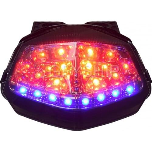 Motorcycle Tail Light LED Turn Signals Motorcycle Brake Light Parking For Kawasaki Ninja 250 2008 2009 2010 2011 2012 Ninja 250