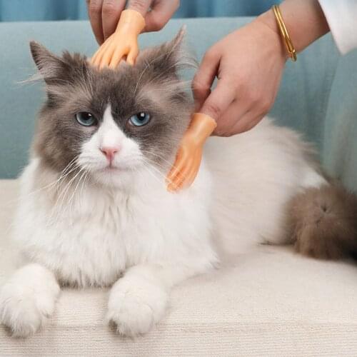 Cat Grooming GloveCartoon Funny Finger Hands And Finger Feet Set Creative Finger Toys Of Toys Around The Small Hand Model Toys