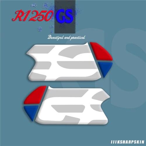 New 3D motorcycle sticker gel protector side tank fuel tank sticker motorcycle fuel tank for BMW R1250GS Adventure 2019