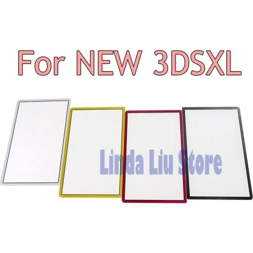 10pcs/lot Plastic Top screen lens Front LCD Screen Frame Lens Cover for New 3dsxl 3DSLL New 3DS XL LL