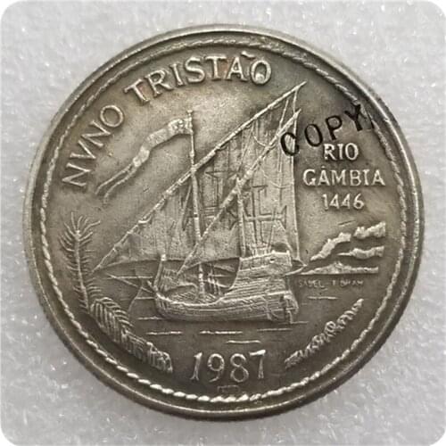 Portugal-1987-100-Escudo-Coin-Medal COPY commemorative coins
