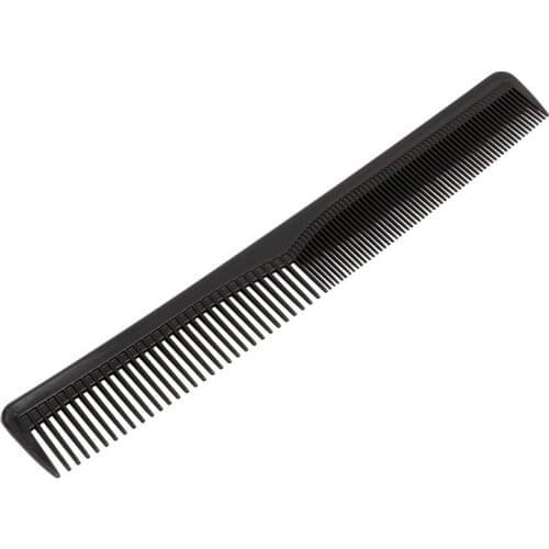 Professional Salon Anti-static Hairdressing Hair Cutting Plastic Comb Tool Black 667D