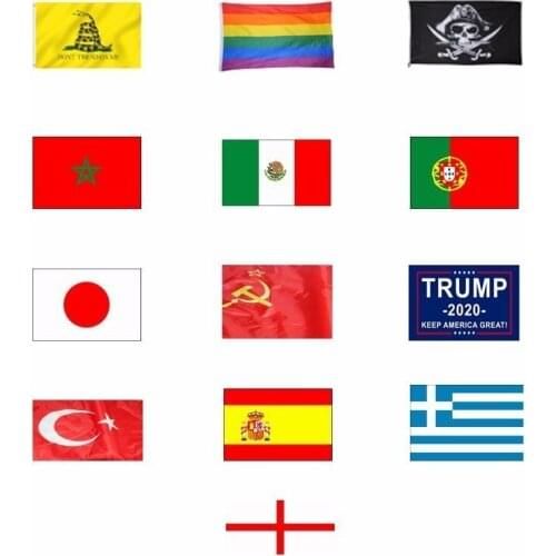 Rainbow Pirate Morocco Portugal Turkey Spain Flying Office Activity Parade Festival Home Decoration Drop Shipping National Flag