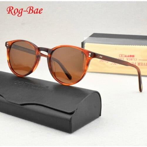 OV5183 vintage polarized sunglasses women 2021 Brand luxury designer sun glasses for men Round Driving UV400 womens sunglasses