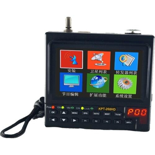 KPT-269H DVB-S2 SatelliteFinder Full HD Digital Satellite TV Receiver Finder Meter MPEG-4 HD DVB-S Satellite Finder