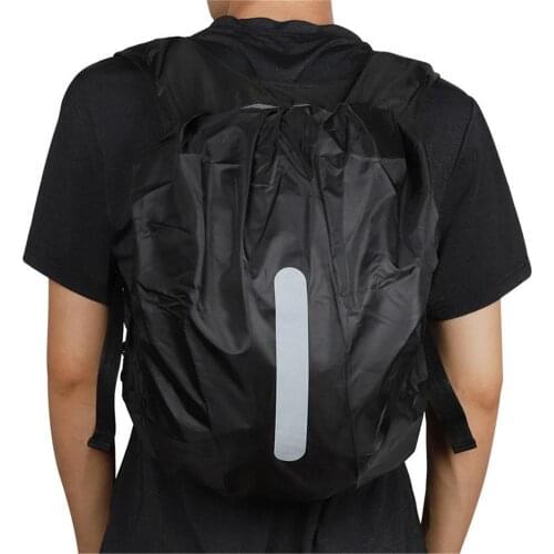 Bag Cover Outdoor Reflective Waterproof Backpack Rain Cover Adjustable Buckle Durable Bag Shield for Night Cycling Camping Bags