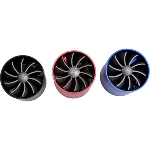 Car Air Intake Turbonator Single Fan Turbine Super Charger Gas Fuel Saver Turbo Universal High Quality Auto Accessories