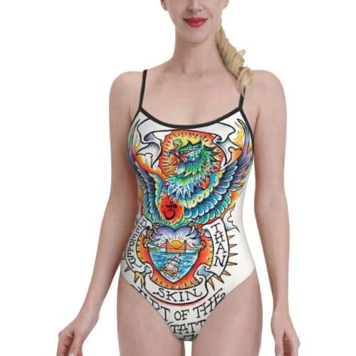Women 2021 Exotic Bikinis Ed Hardies (7) Women Swimsuit One-Piece womens top 2000s Aesthetic Women bathing suit SwimSuit