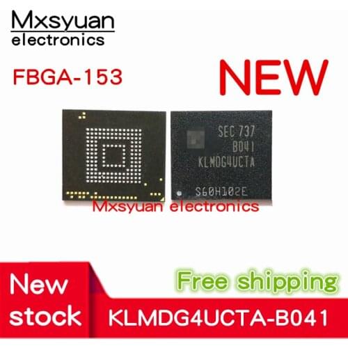 1PCS/LOT KLMDG4UCTA-B041 KLMDG4UCTA BGA153 KLMDG4UERM-B041 KLMDG4UERM BGA153 NEW 128G version 5.1 embedded storage IC