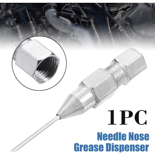 1Pcs 8mm Diameter Needle Nose Grease Gun Head Grease Dispenser Nozzle Adaptor Accessories Removable