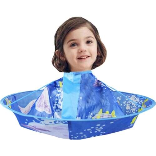 Kids Boy girls Hair Cutting Cape Prevent hair fall Haircut cloak Gown Hairdresser Barber Apron Hairdressing Children CM