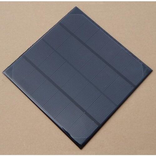 BUHESHUI 4.5W 6V Solar Cell Monocrystalline Solar Panel Solar Module DIY Solar Charger165*165*3MM 5pcs/lot Free Shipping
