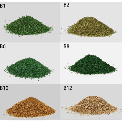 HO Scale Model Scenery DIY Static Grass Bush Tree Powder For Landscape Decoration DIY Accessories Building Models Layout