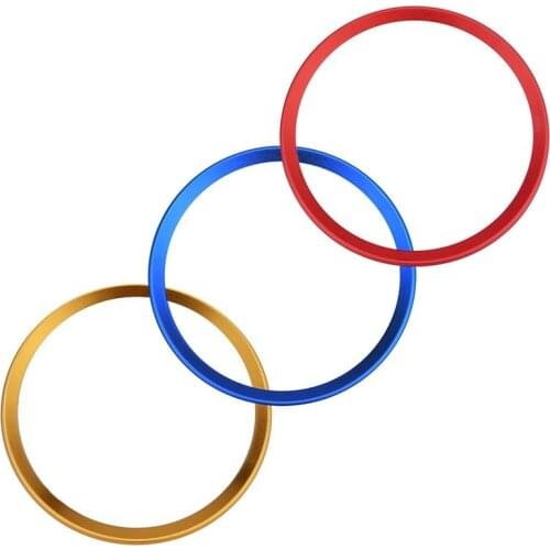 NS Modify Aluminum Alloy Steering Wheel Center Decoration Cover Trim JDM For Audi A1 A3 S3 A4 A5 S5 A7 S7 Q3 TT Car Accessories