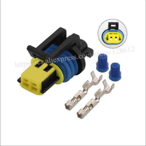DJ7022Y-1.5-21 car wire female cable Waterproof sheath 2 pin connector automotive Plug socket include terminal and seal sockets