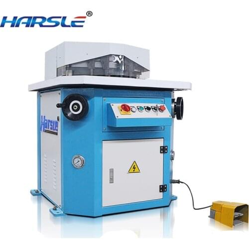 HARSLE QX28Y-4*200 Variable Angle Hydraulic Corner Notching Machine for Sheet Plate