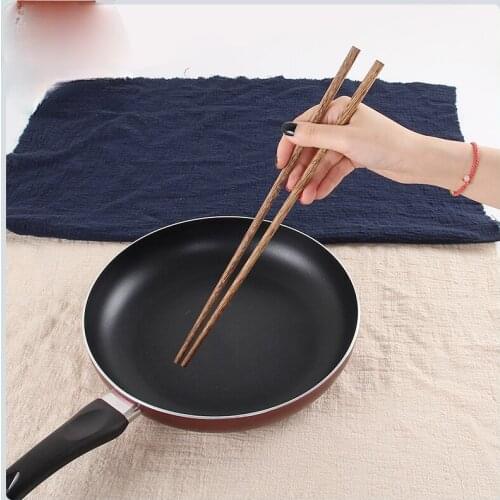 Hot Pot Chopsticks Fish Noodles Fried Long Chopsticks Wooden Unpainted Chopsticks Chicken Wings Wooden Chopsticks 42cm