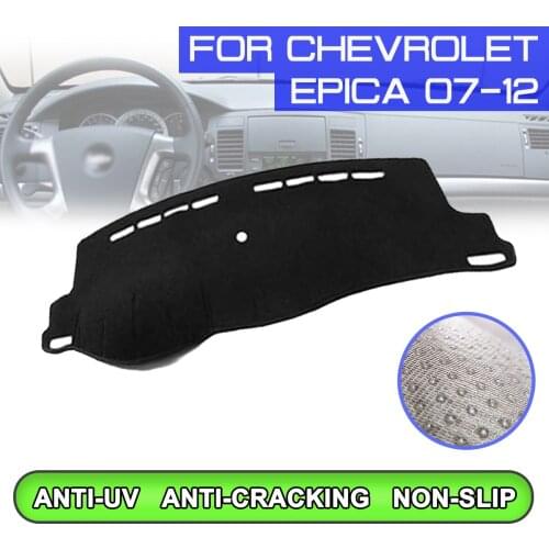 Car Dashboard Mat Anti-dirty Non-slip Dash Cover Mat UV Protection Shade for Chevrolet Epica 2007 2008 2009 2010 2011 2012