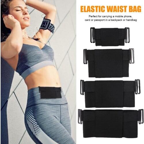 Minimalist Waist Wallet Bag Outdoor Portable Mini Elastic Invisible Pouch for Phone Key Cash Card Holder