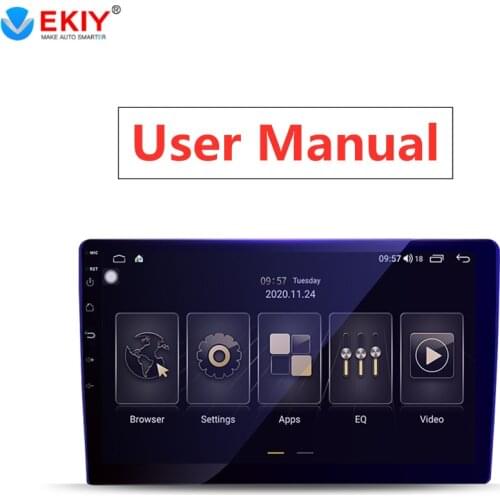 Ekiy Android 10 T900 Multimedia User Guide in listing description details