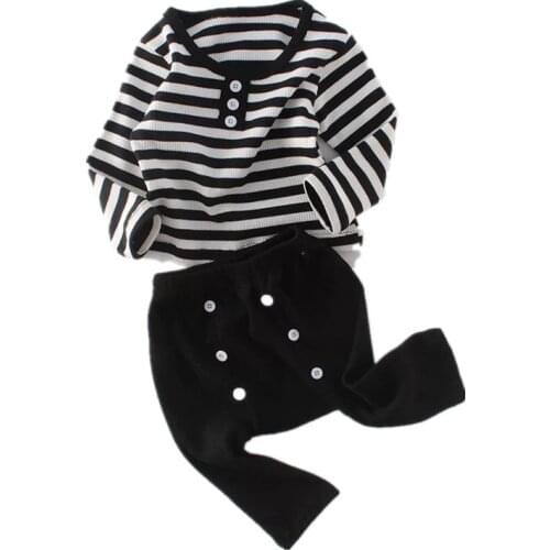 Boys and Girls Fleece Baby Rompers with Foot Pant Clothing Set climbing clothes Infant Toddler BodySuit Pant Sets