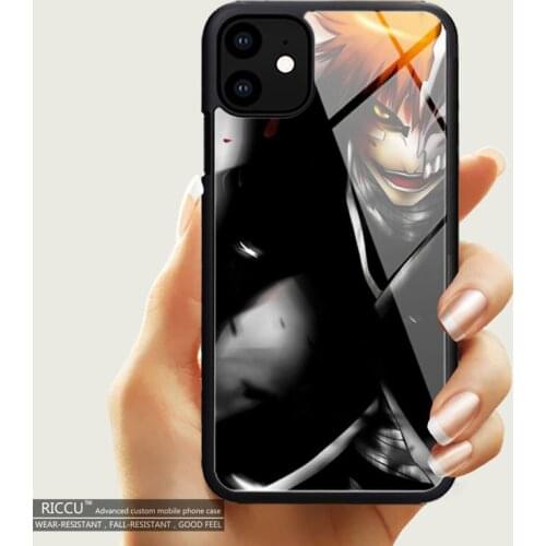 Bleach Anime Kurosaki Sac Phone Case Rubber for iPhone 12 11Pro Max XS 8 7 6 6S Plus X SE 2020 XR 12Mini Covers