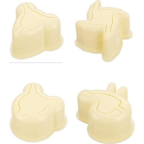 Food Grade Plastic 4 Pcs Rice Ball Mold for Family Time Picnic Restaurant For DIY Nori Rice Bento Safe Reliable Kitchen