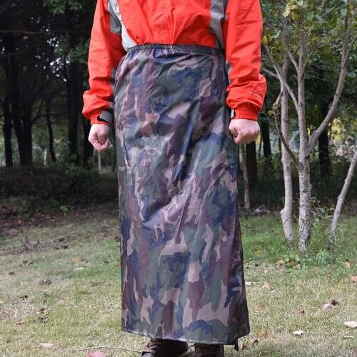 Camping Equipment Hiking Mens Womens Body Waterproof Apron Cycling Fishing Anti Dirty Anti Splash Rain Skirt Mountaineering