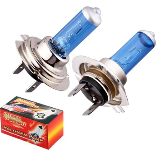 2pcs H7 Super Bright White Fog Halogen Bulb 100W Car Head Light Lamp 12V car styling car light source parking h7 100W