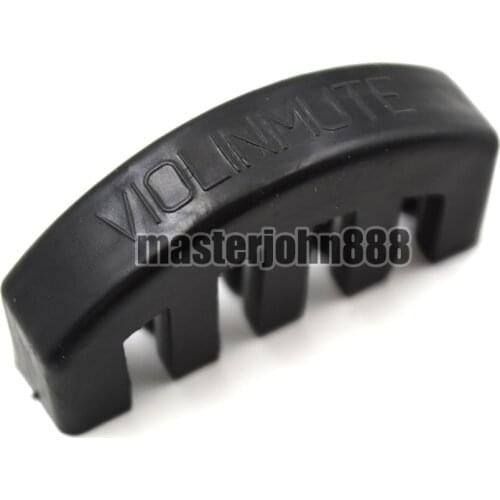 10pcs Black 5 Claws Rubber Violin Mute Silencer Quiet Practice Violin Mute Reduce Volume For 4/4-1/2 Violin