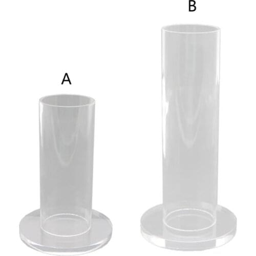 Acrylic Hair Scrunchy Holder Stand Clear Jewelry Hairband Bracelet Watch Display A5KE