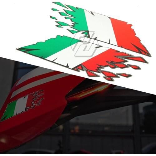 Motorcycle Tank Decals Italian Flag "rip" Style Italy Sticker Case for Piaggio Scooter MP3 Zip Fly Vespa GTS300 Sprint 50