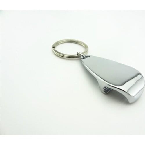 FREE SHIPPING BY DHL 100pcs/lot Metal Bottle Opener Keychains Zinc Alloy Blank Keyrings for Gifts