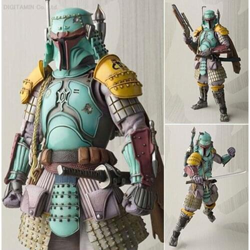18cm Star Wars Bounty Hunter Bobafit Ronin Action Figure Collectible Model 8 Years Old Day Gift Nightmare Before Christmas