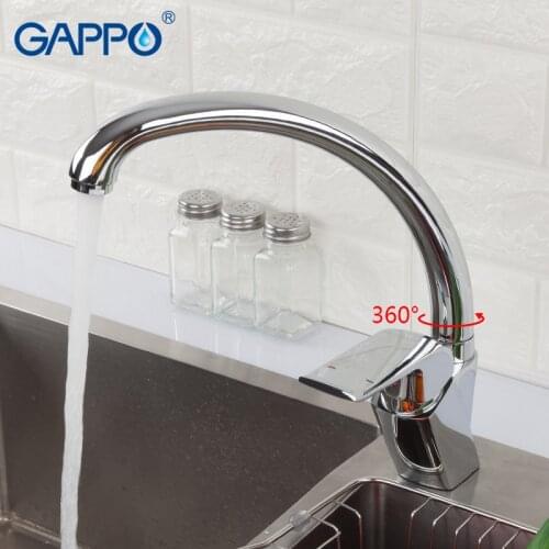 GAPPO kitchen faucet chrome kitchen sink deck monted faucets water mixer kitchen water faucets faucet mixer tap sink taps